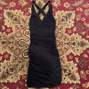 Black mini prom dress